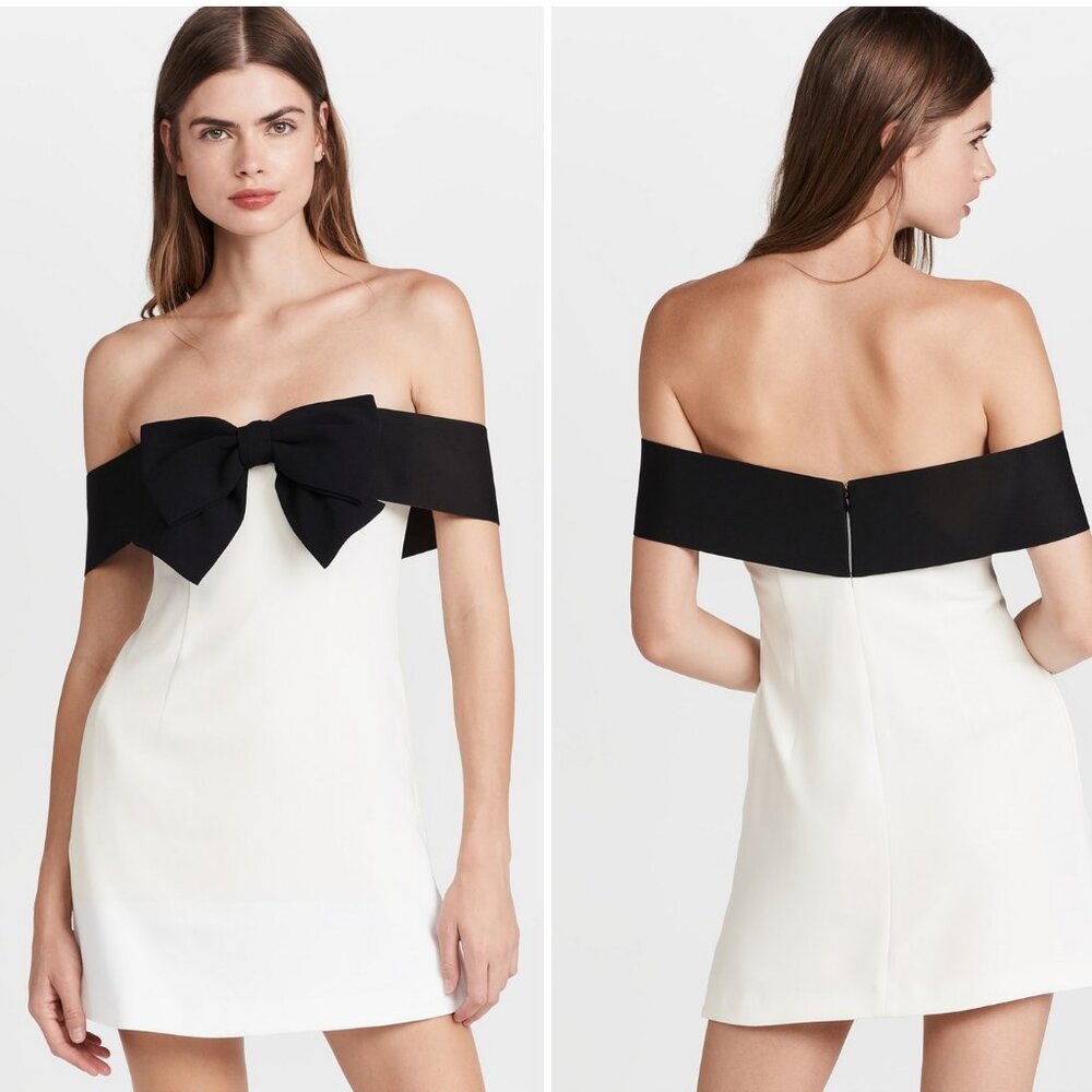 Self Portrait Mini Dress with Bow